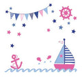 Personalized Girl's Sailboat Pillowcase - MyBambino.com