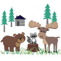 Personalized North Woodland Natural Book Caddy - MyBambino.com