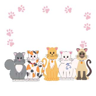 All Cats Pink Door Hanger - MyBambino.com