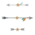 Wood Circle Sign - Tribal Arrow Boy - MyBambino.com