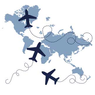 Personalized World Map White Toy Box Bench - MyBambino.com