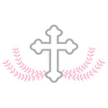 Personalized Pink Cross Book Caddy - MyBambino.com