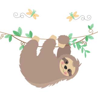 White Toy Box Bench - Sloth - MyBambino.com