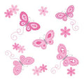 Personalized Piggy Bank - Pink Butterflies - MyBambino.com