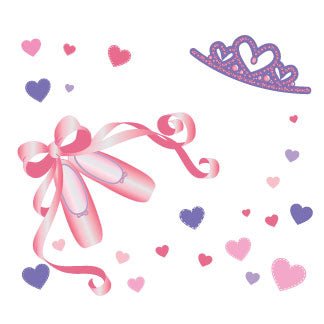 White Toy Box Bench - Ballet Princess - MyBambino.com