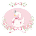 White Circle Sign - Swan Princess - MyBambino.com