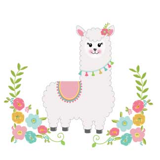 Llama Alpaca Natural Spindle Rocking Chair - MyBambino.com