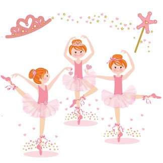 Personalized Red Hair Ballerina Child's Espresso Flip Stool - MyBambino.com