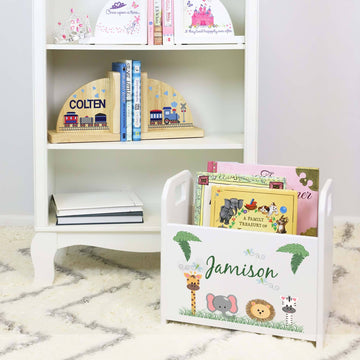 Personalized Wood Bookends 2.0 - MyBambino.com