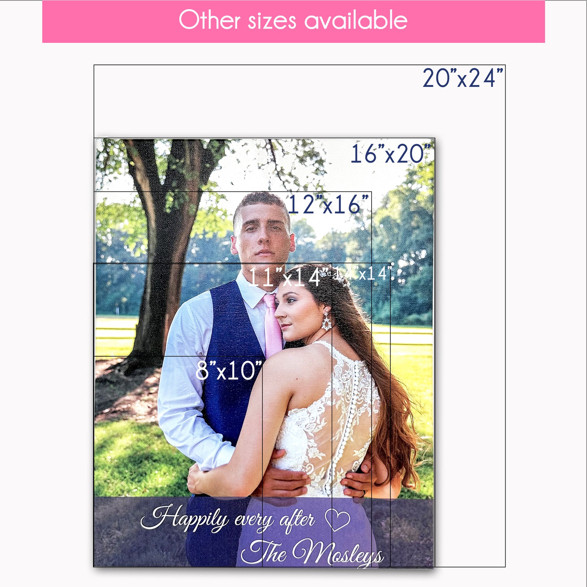 Custom Photo Canvas - 16x20 - Horizontal - MyBambino.com