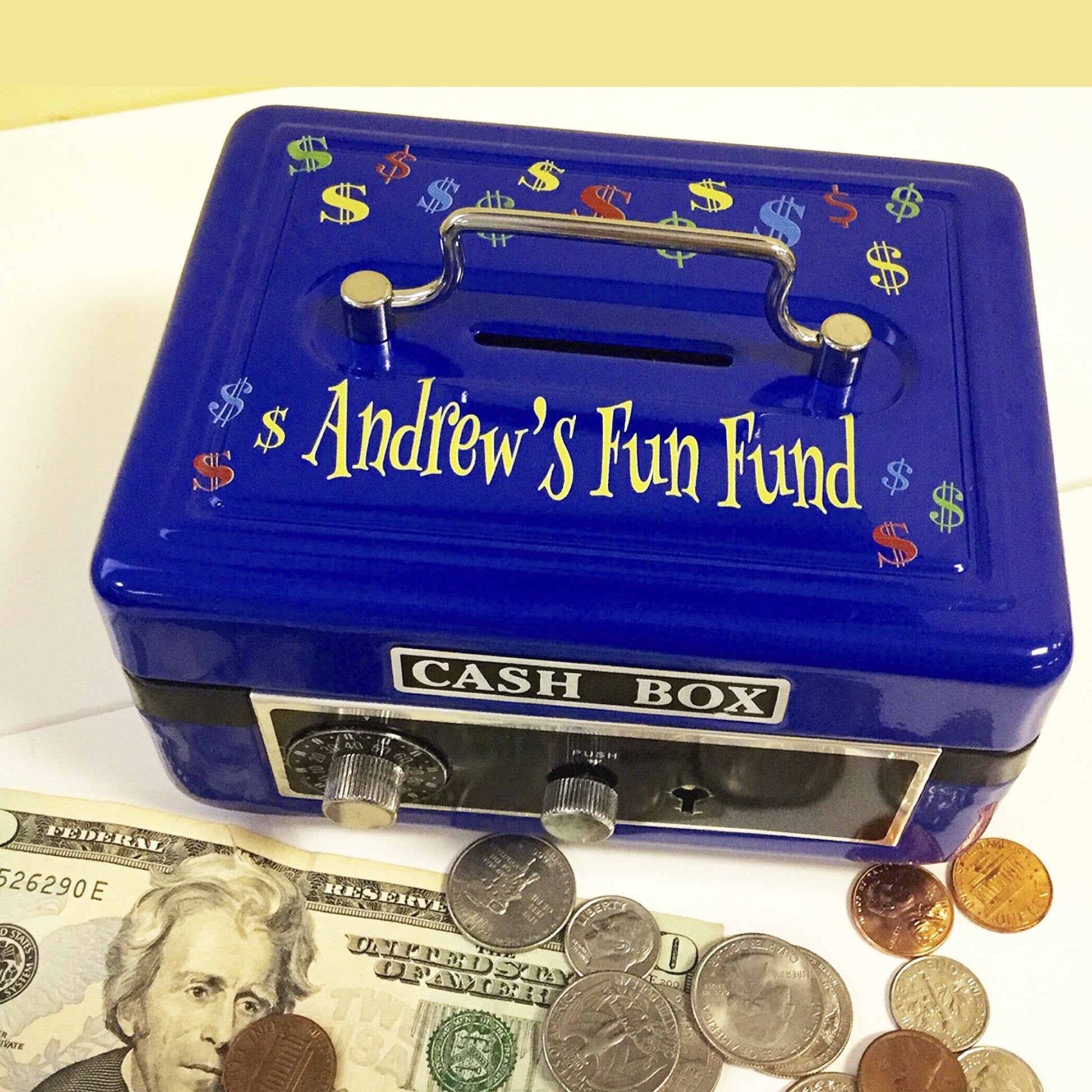 Blue Dinosaur Cash Box - MyBambino.com