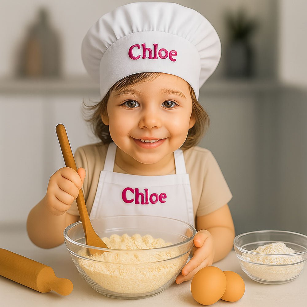 Child's Chef's Little Baking Apron & Hat Set - MyBambino.com