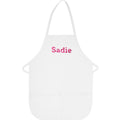 Child's Embroidered White Apron - MyBambino.com