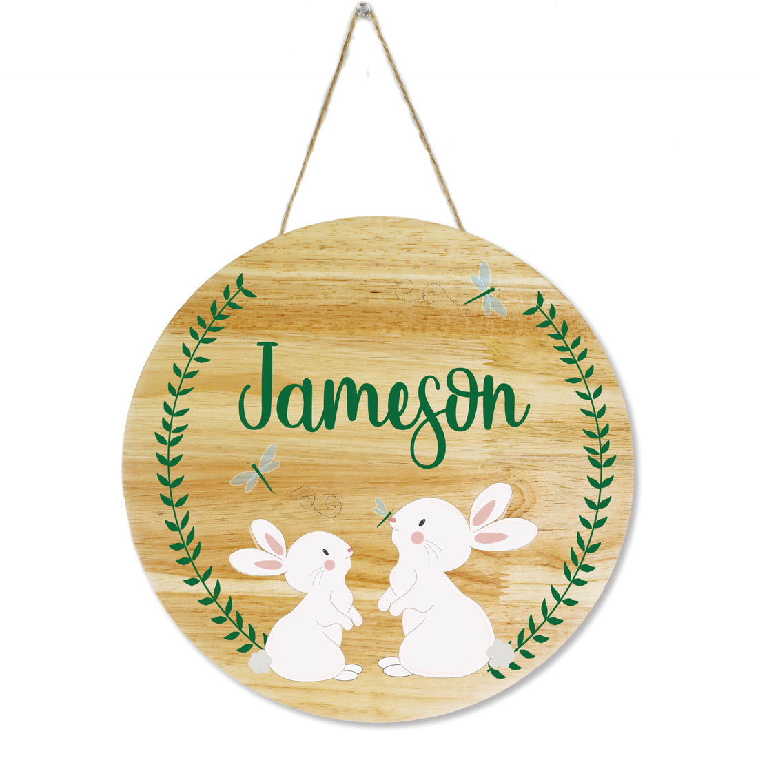 Personalized Circle Wall Door Sign 2.0 - MyBambino.com