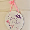 Personalized Circle Wall Door Sign 2.0 - MyBambino.com