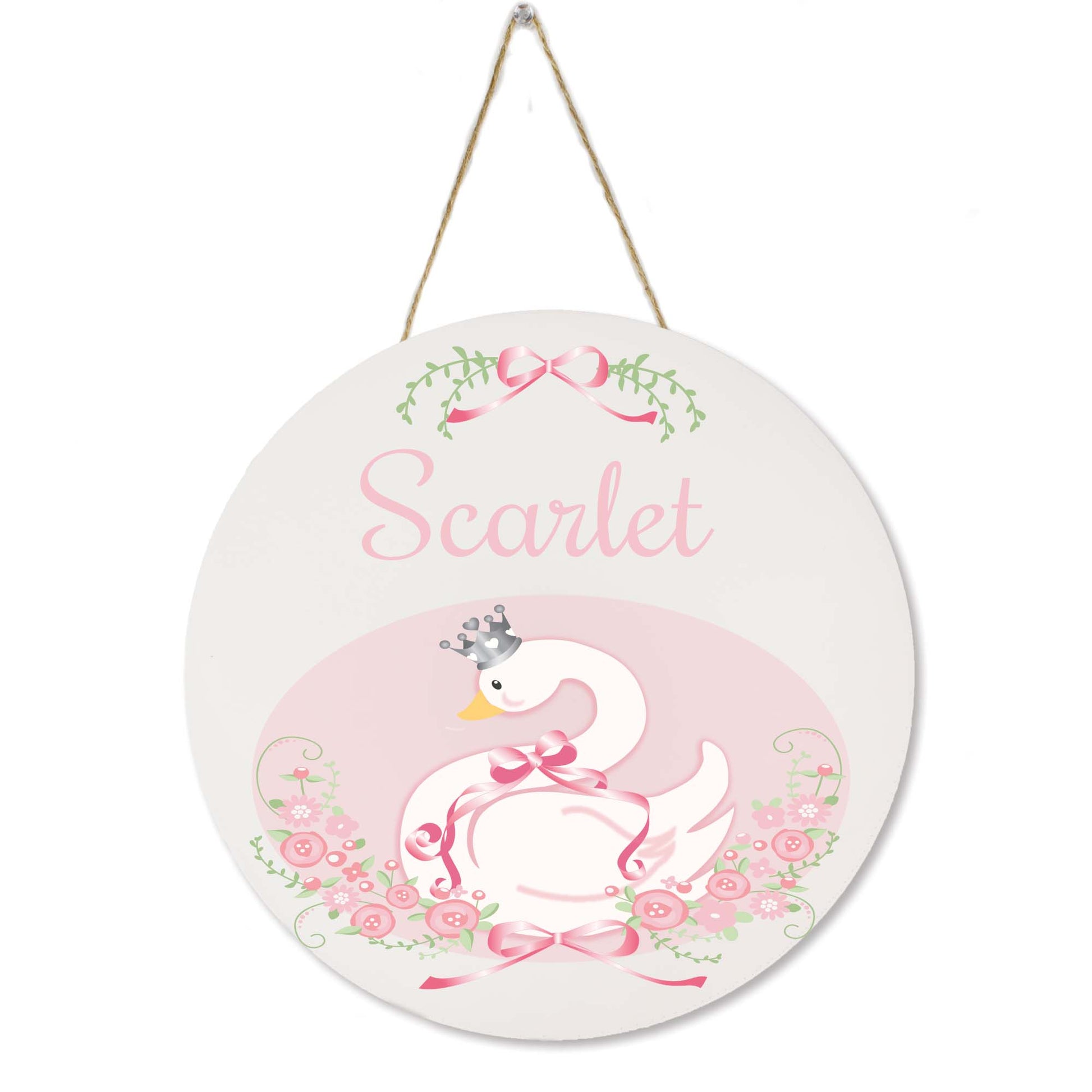 White Circle Sign - Swan Princess - MyBambino.com