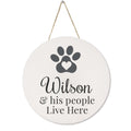 White Circle Sign - Paw - Print - Heart - MyBambino.com