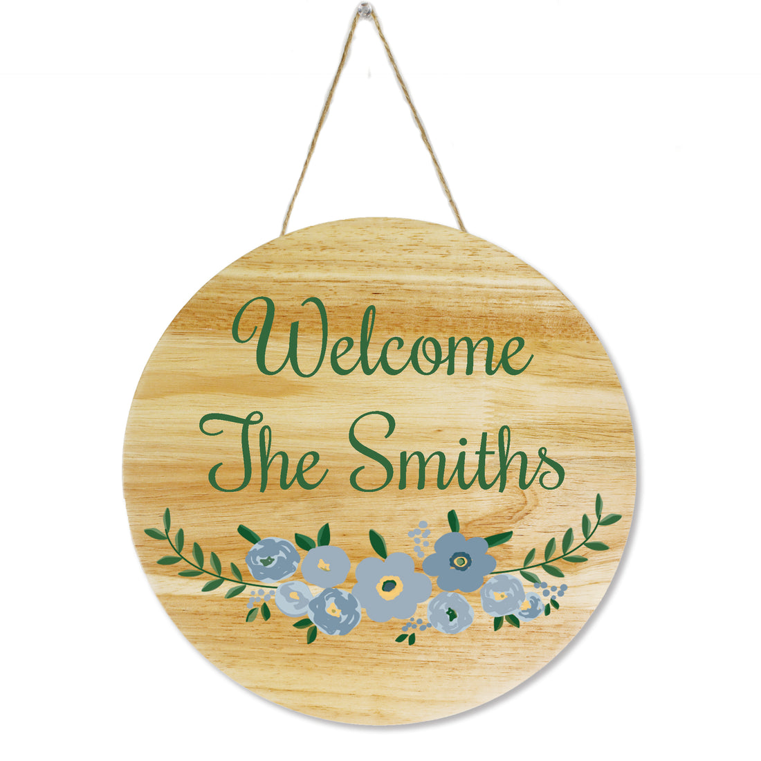 Personalized Circle Wall Door Sign 2.0 - MyBambino.com