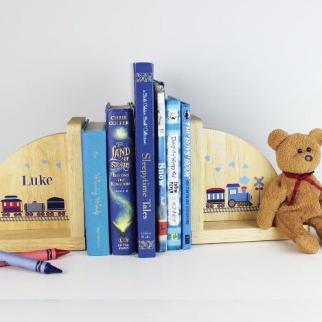 Personalized Wood Bookends 2.0 - MyBambino.com