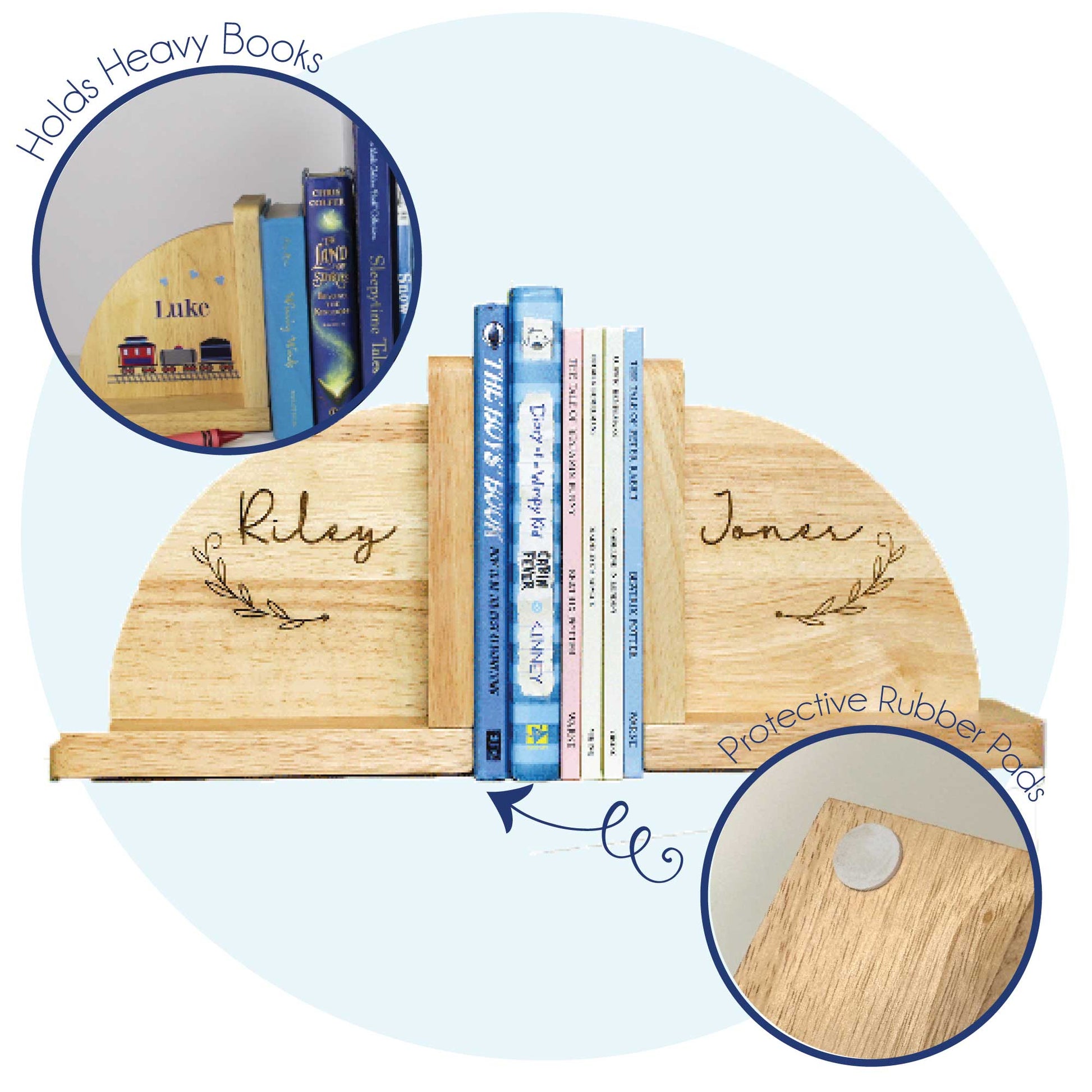 Engraved Bookends 2.0 - MyBambino.com