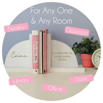 Personalized Wood Bookends 2.0 - MyBambino.com