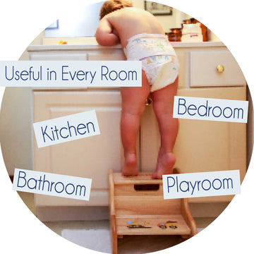 Personalized Child's Two Step Stool 2.0 - MyBambino.com