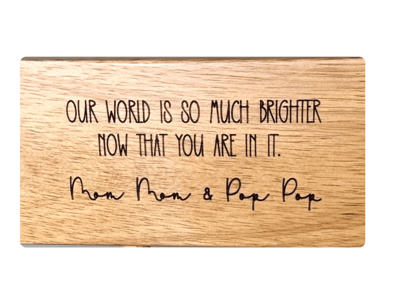 Add an Engraved Inscription - MyBambino.com