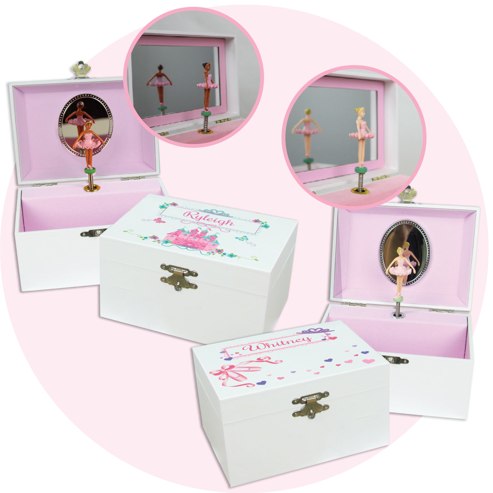 Floral Bunny Ballerina Jewelry Box - MyBambino.com