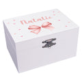 Pink Bow Musical Ballerina Jewelry Box - MyBambino.com