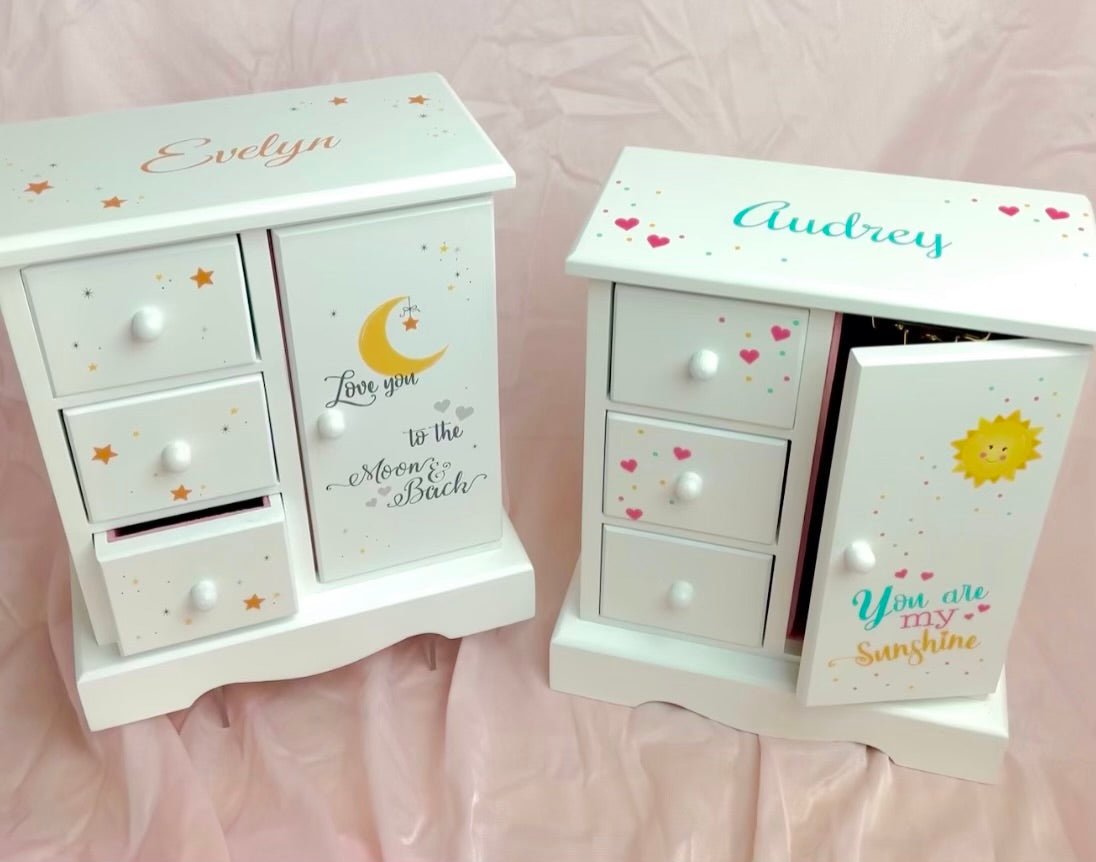 Personalized Jewelry Armoire 2.0 - MyBambino.com