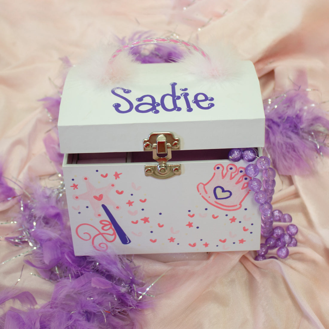 Marabou Ballerina Jewelry Box - MyBambino.com