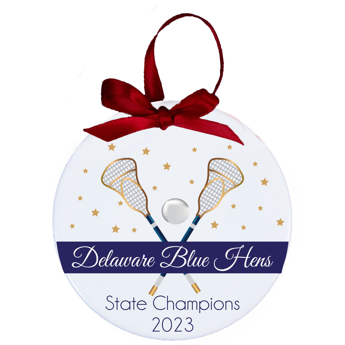 Personalized Lacrosse Ornament - MyBambino.com