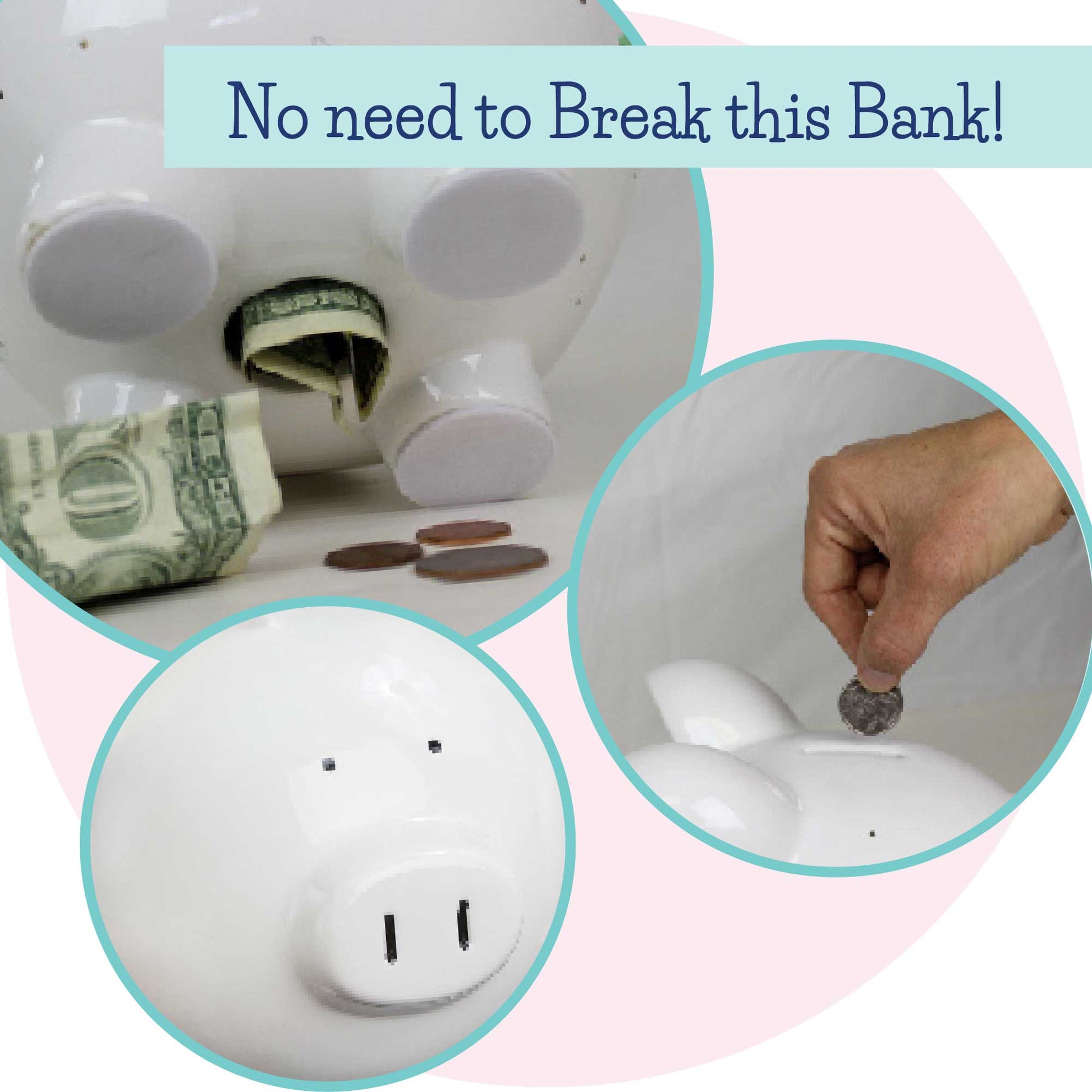 Hand Painted Piggy Bank 2.0 - MyBambino.com