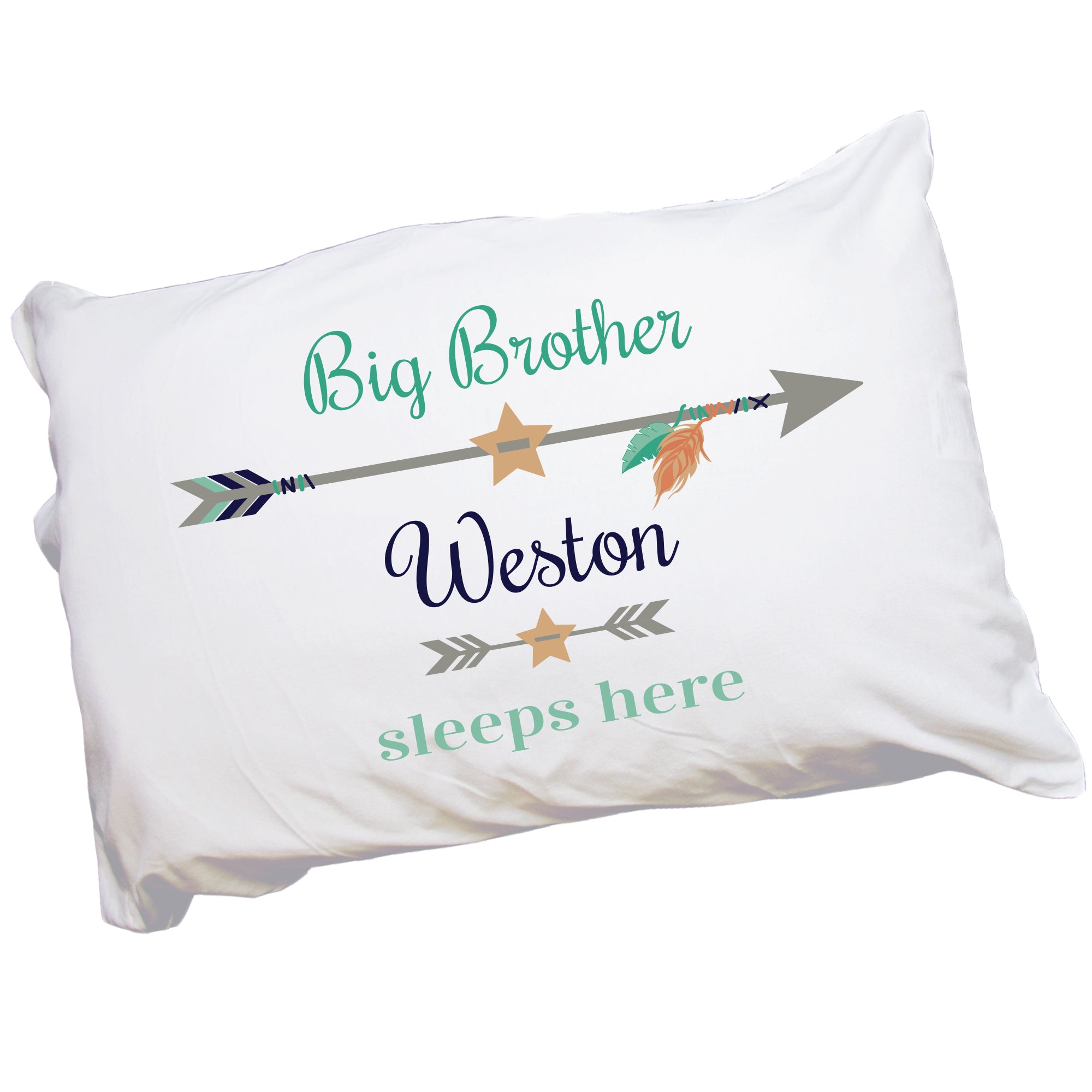 Personalized Big Brother pillowcase gift