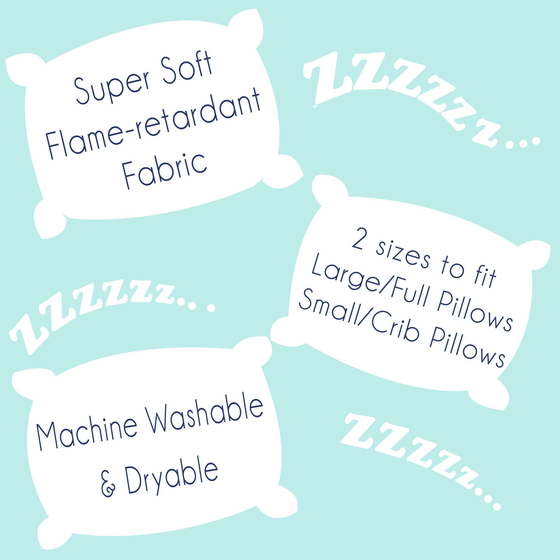 Personalized Girl's Pink Bow Pillowcase - MyBambino.com