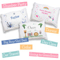 Personalized Girl's Pink Bow Pillowcase - MyBambino.com