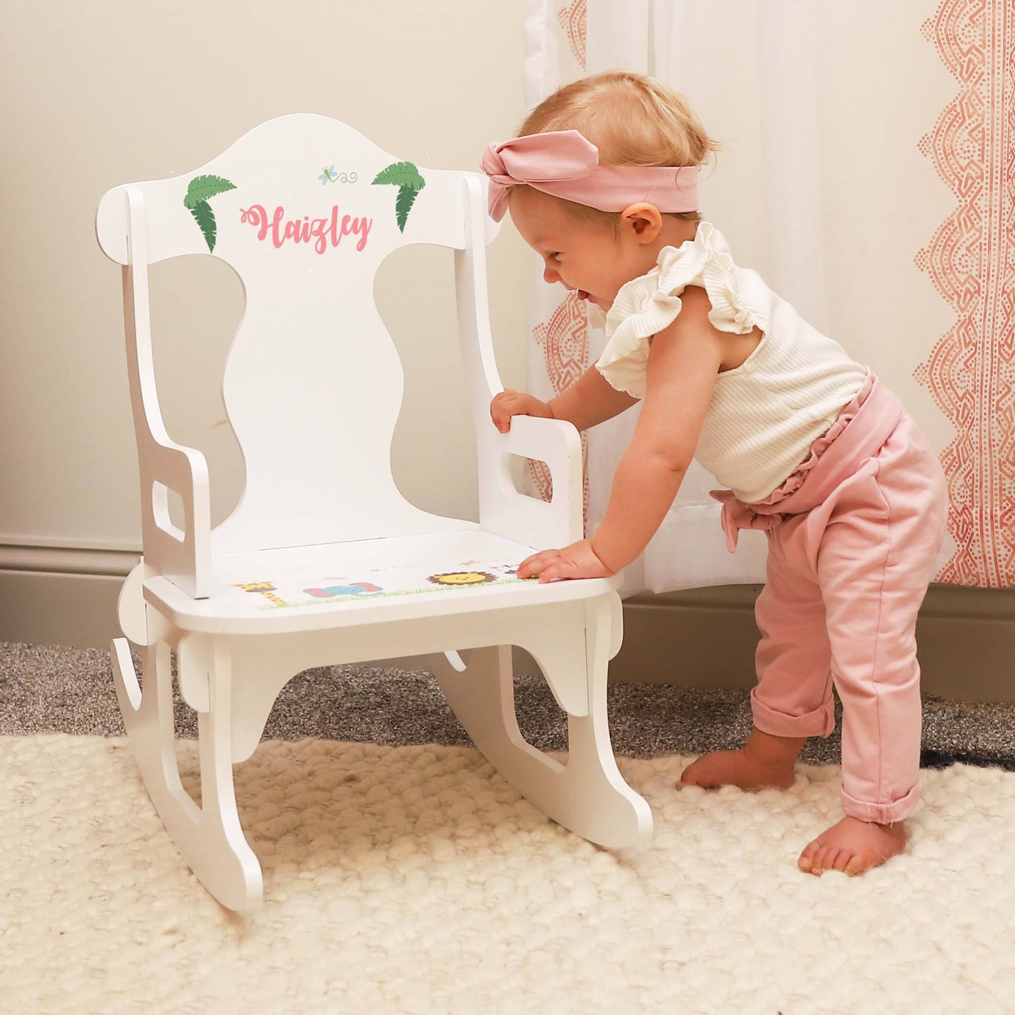 Personalized Puzzle Rocker Rocking Chair for toddlers