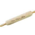 Personalized Rolling Pin Wood Engraved 15