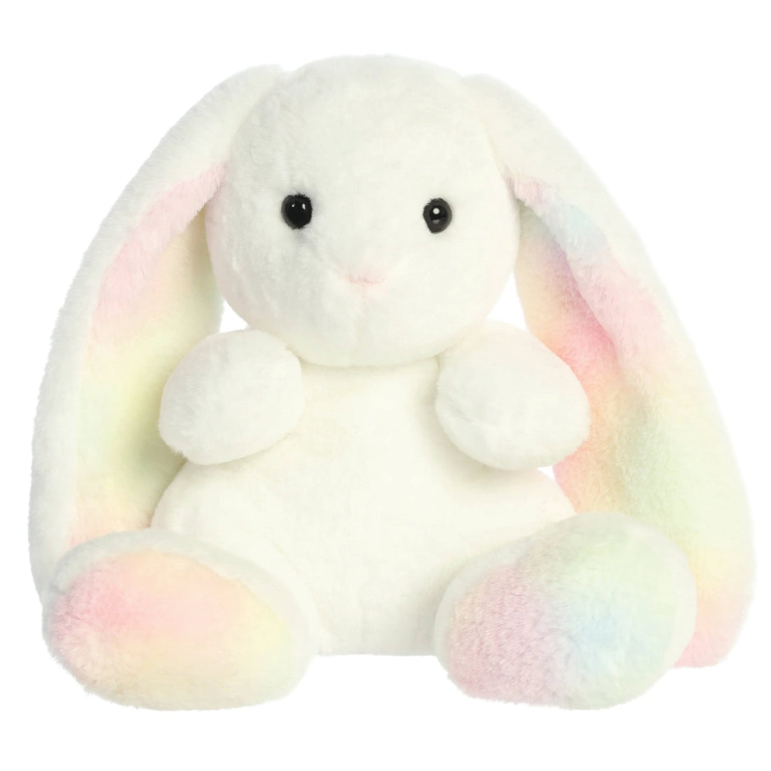 Embroidered Plush Bunny Rabbit - Tie Dye - MyBambino.com
