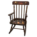 Personalized Child's Wood Spindle Rocking Chair 2.0 - MyBambino.com