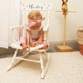 Personalized Child's Wood Spindle Rocking Chair 2.0 - MyBambino.com