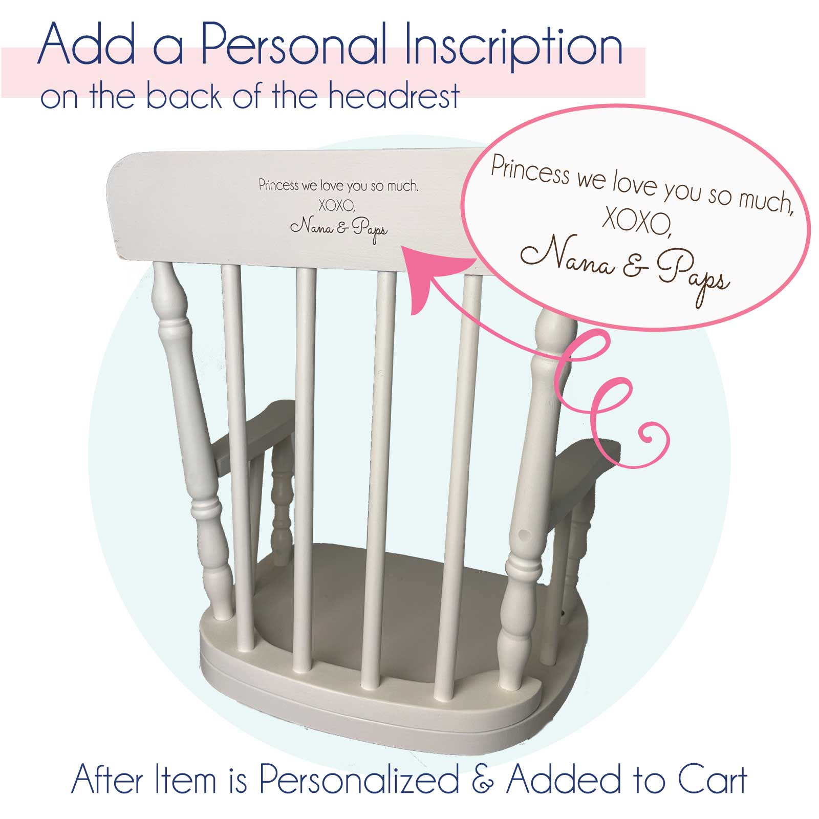 Add an Engraved Inscription - MyBambino.com