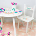 Children's White Table Chair Set 2.0 - MyBambino.com
