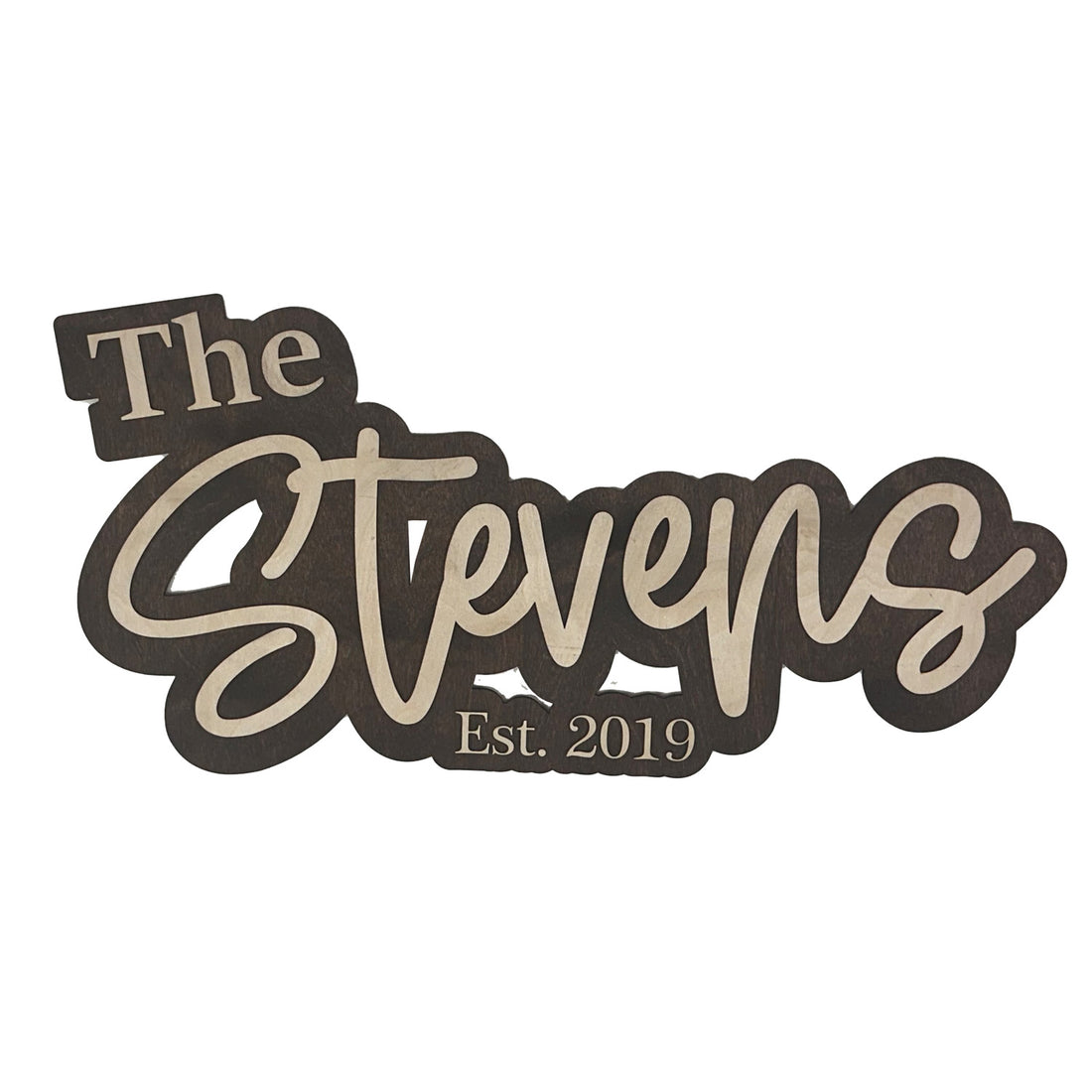 Custom Family Name Wall Sign - MyBambino.com