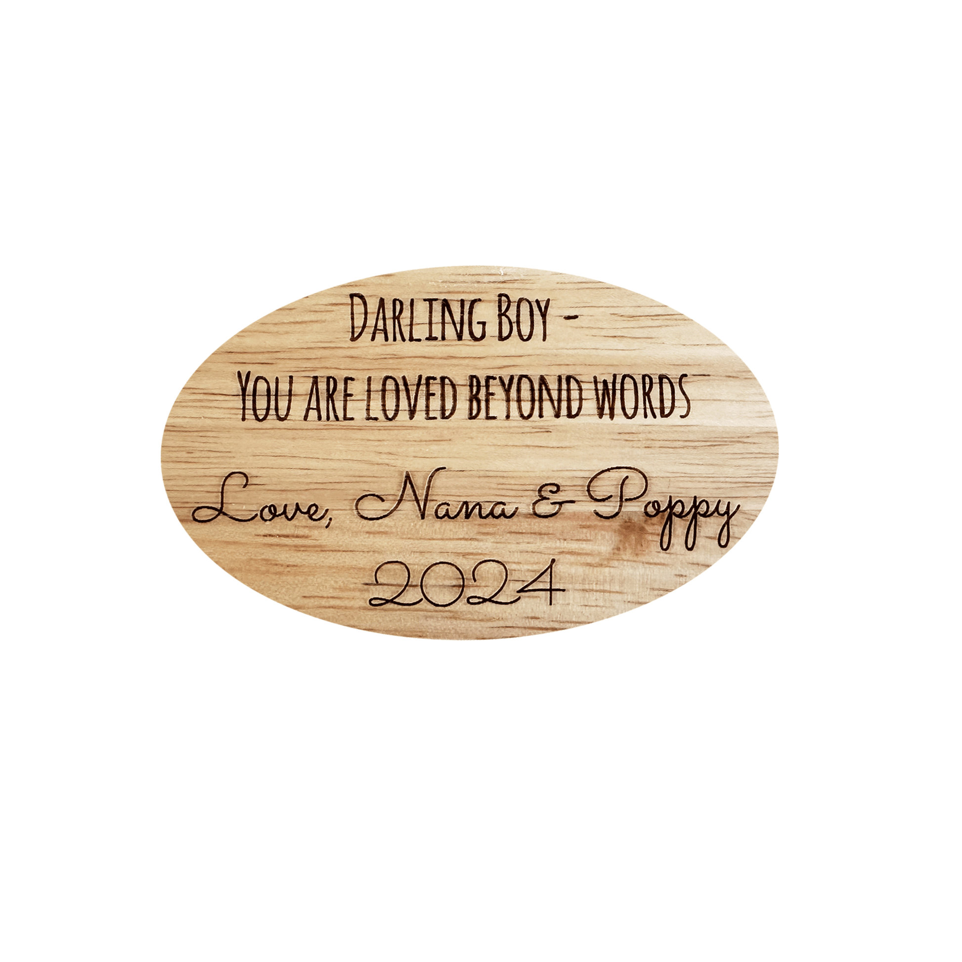 Add an Engraved Inscription - MyBambino.com