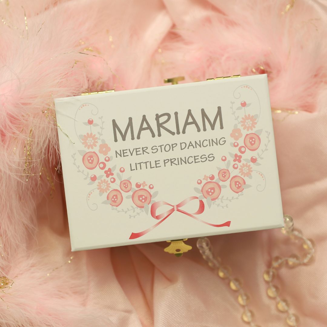 Personalized Musical Ballerina Jewelry Box 2.0 - MyBambino.com