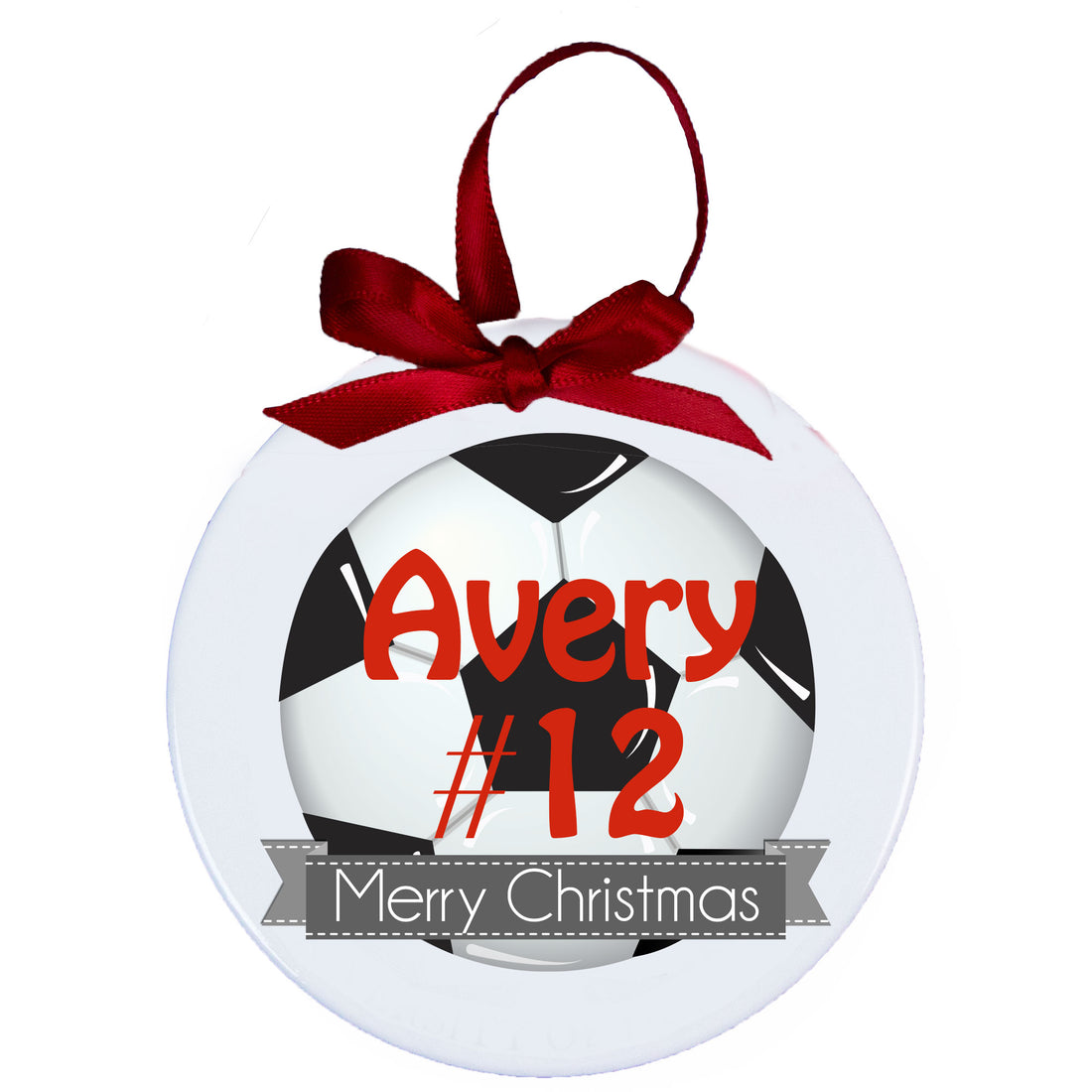 Personalized Soccer Ornament - MyBambino.com