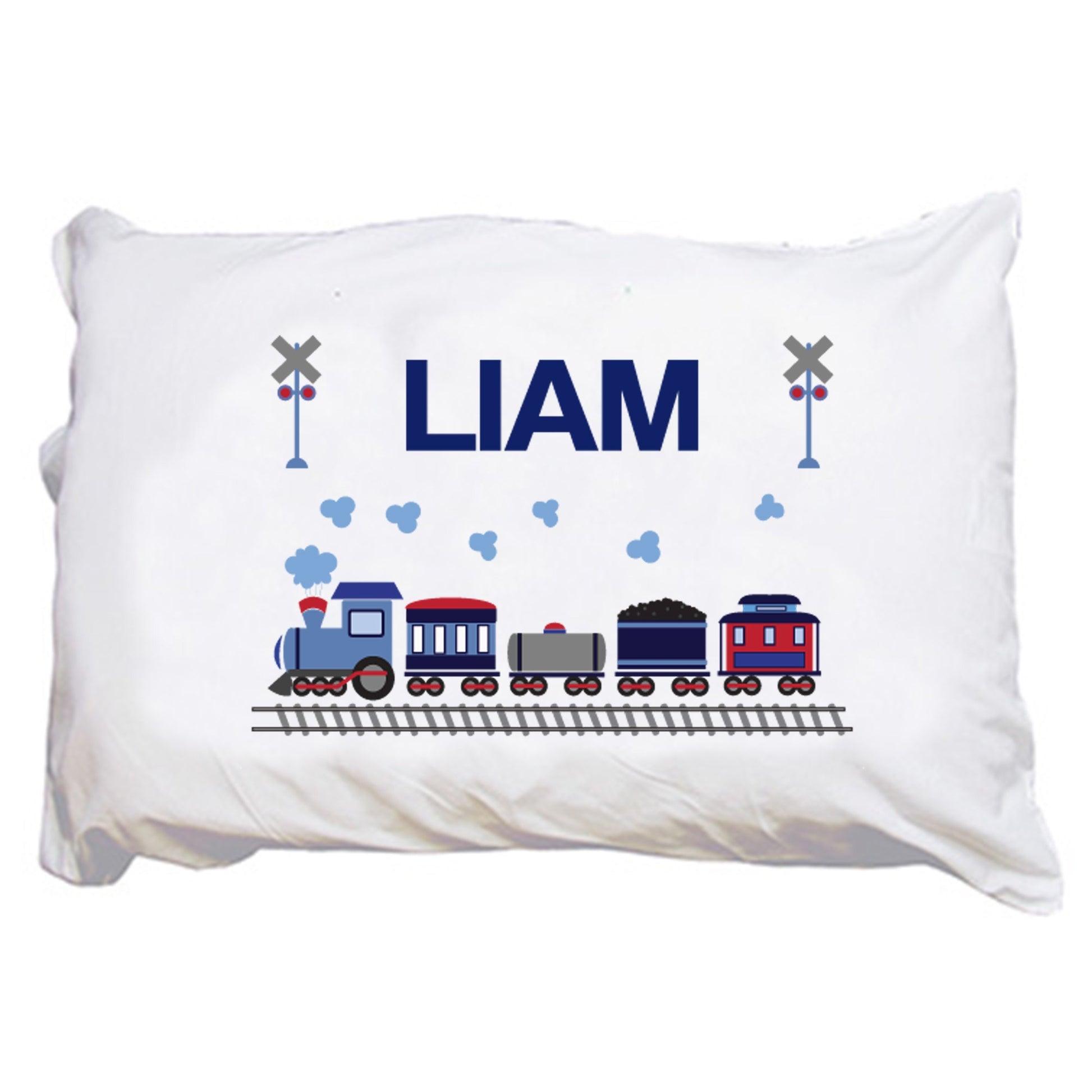 Personalized Train Pillowcase - MyBambino.com