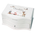 Girl's Princess Jewelry Box - Gray Woodland - MyBambino.com