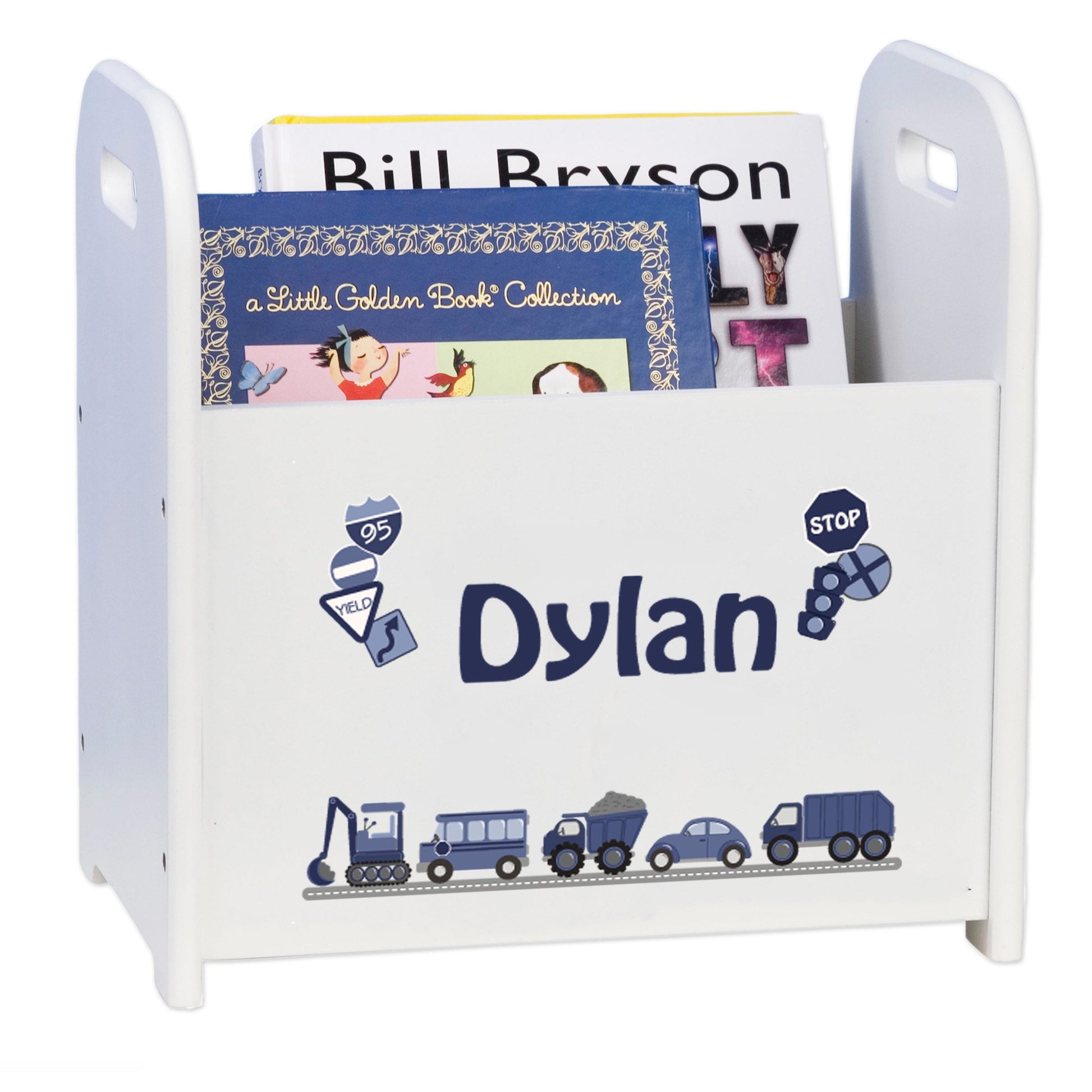 Personalized Transportation Book Caddy - MyBambino.com